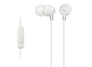 Sony MDR-EX15APW In Ear Headphone with Smart Phone Control - White